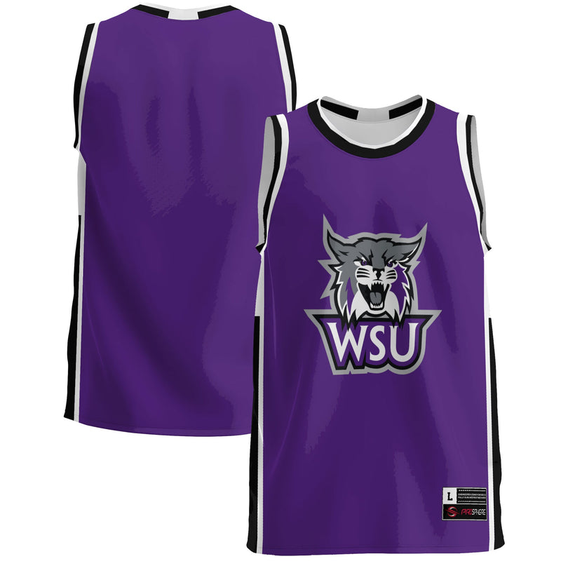 Weber State Wildcats Basketball Jersey, Purple Lightweight Sportswear Jersey Shirt, Sleeveless Athletic Tank Jersey, Casual Gift for Men