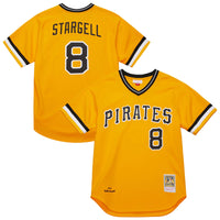 Willie Stargell Pittsburgh Pirates Baseball Jersey, Gold Sportswear Jersey Shirt, Lightweight Breathable Athletic Jersey, Casual Gift for Men