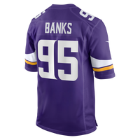 Caleb Banks Minnesota Vikings Football Jersey, Purple Game Sportswear Jersey Shirt, Lightweight Breathable Athletic Jersey, Casual Gift for Men