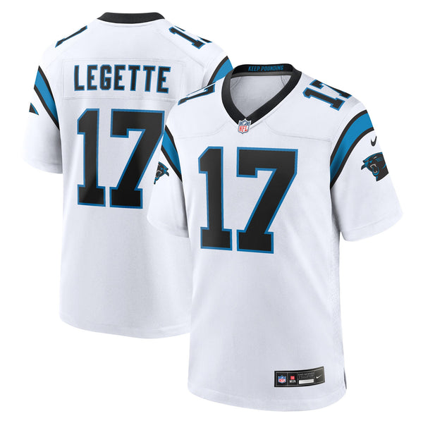 Carolina Panthers Xavier Legette White Game Jersey