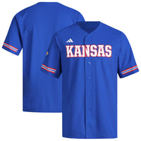 Kansas Jayhawks Baseball Jersey, Royal Replica Sportswear Jersey Shirt, Lightweight Breathable Athletic Jersey, Casual Gift for Men