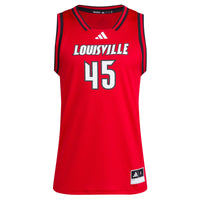 Louisville Cardinals Basketball Jersey, Red Replica Swingman Sportswear Jersey Shirt, Sleeveless Athletic Tank Jersey, Casual Gift for Men