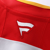 Calgary Flames Hockey Jersey, White Authentic Away Sportswear Jersey Shirt, Long Sleeve Hockey Sweater Jersey, Casual Gift for Men