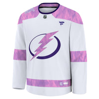 Tampa Bay Lightning Hockey Jersey, White Sportswear Jersey Shirt, Long Sleeve Hockey Sweater Jersey, Casual Gift for Men, Style 202439772