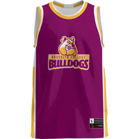 Brooklyn Basketball Jersey, Maroon Lightweight Sportswear Jersey Shirt, Sleeveless Athletic Tank Jersey, Casual Gift for Men