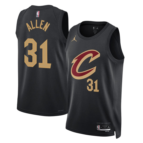 Cleveland Cavaliers Statement Edition Swingman Jersey - Black - Jarrett Allen