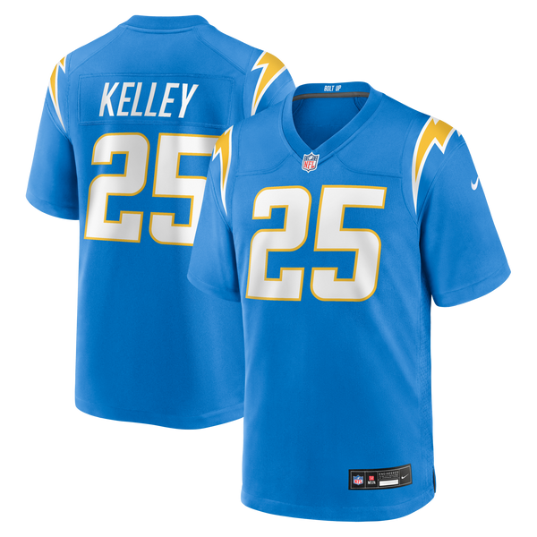 Los Angeles Chargers Joshua Kelley Powder Blue Game Jersey