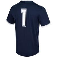 UConn Huskies Football Jersey, Navy Game Sportswear Jersey Shirt, Lightweight Breathable Athletic Jersey, Casual Gift for Men, Style 3587272