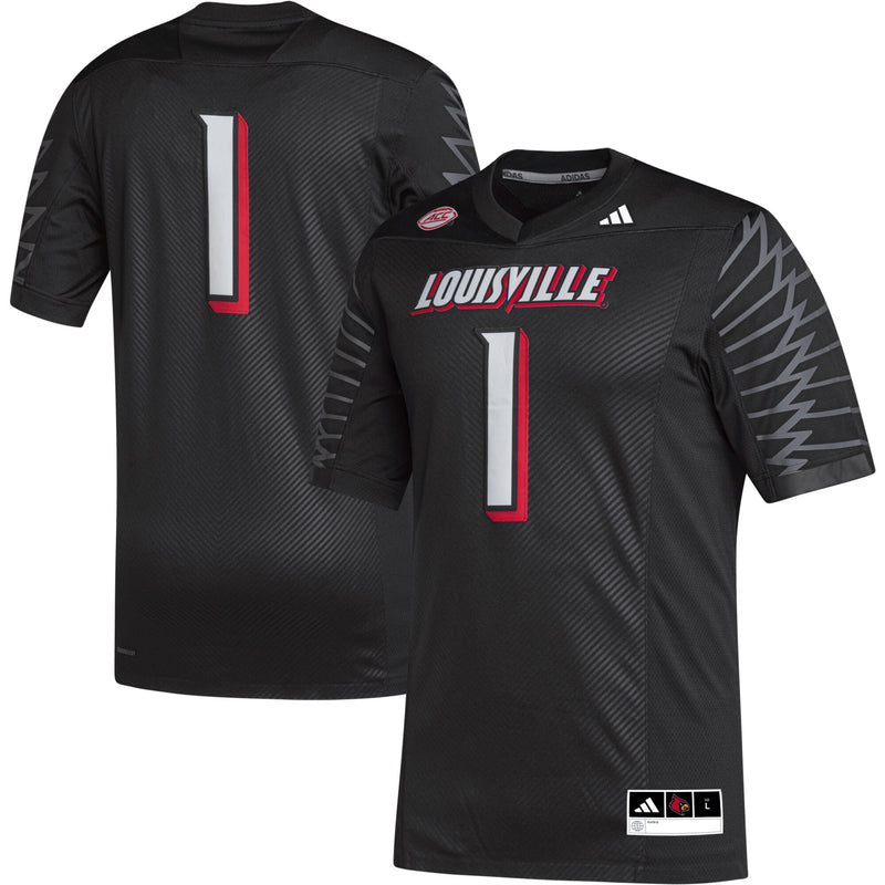 Louisville Cardinals Football Jersey, Black Sportswear Jersey Shirt, Lightweight Breathable Athletic Jersey, Casual Gift for Men, Style 5226906