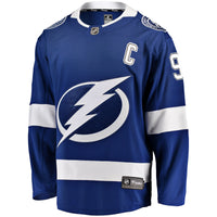 Steven Stamkos Tampa Bay Lightning Hockey Jersey, Blue Breakaway Sportswear Jersey Shirt, Long Sleeve Hockey Sweater Jersey, Casual Gift for Men