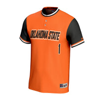 Oklahoma State Cowboys Softball Jersey, Orange Fashion Sportswear Jersey Shirt, Lightweight Breathable Athletic Jersey, Casual Gift for Men