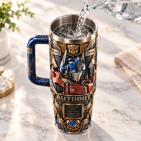 Cybertronian Commander - Optimus in Blue, Red and Gold - main