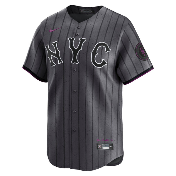 New York Mets Gray City Connect Limited Jersey