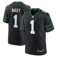 David Bailey New York Jets Football Jersey, Black Game Sportswear Jersey Shirt, Lightweight Breathable Athletic Jersey, Casual Gift for Men