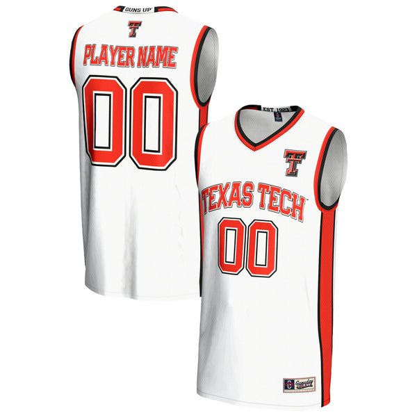 Texas Tech Red Raiders NIL Pick-A-Player Lightweight Basketball Jersey - White