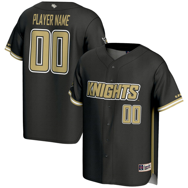 UCF Knights NIL Pick-A-Player Lightweight Baseball Jersey - Black