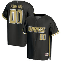 UCF Knights Baseball Jersey, Black Sportswear Jersey Shirt, Lightweight Breathable Athletic Jersey, Casual Gift for Men, Style 200097240