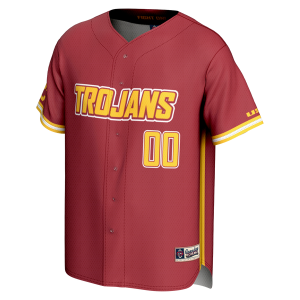 USC Trojans NIL Pick-A-Player Baseball Lightweight Jersey - Cardinal