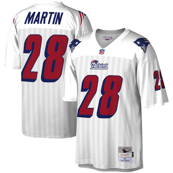 New England Patriots Curtis Martin White Legacy Replica Jersey