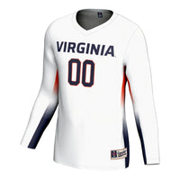 Virginia Cavaliers Volleyball Jersey, White Lightweight Sportswear Jersey Shirt, Lightweight Breathable Athletic Jersey, Casual Gift for Men
