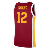 USC Trojans Basketball Jersey, Cardinal Replica Sportswear Jersey Shirt, Sleeveless Athletic Tank Jersey, Casual Gift for Men, Style 202754091