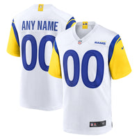 Los Angeles Rams Football Jersey, White Alternate Sportswear Jersey Shirt, Lightweight Breathable Athletic Jersey, Casual Gift for Men
