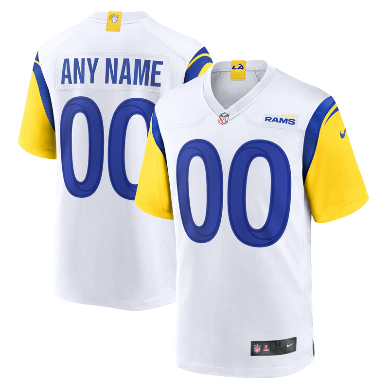 Los Angeles Rams Football Jersey, White Alternate Sportswear Jersey Shirt, Lightweight Breathable Athletic Jersey, Casual Gift for Men