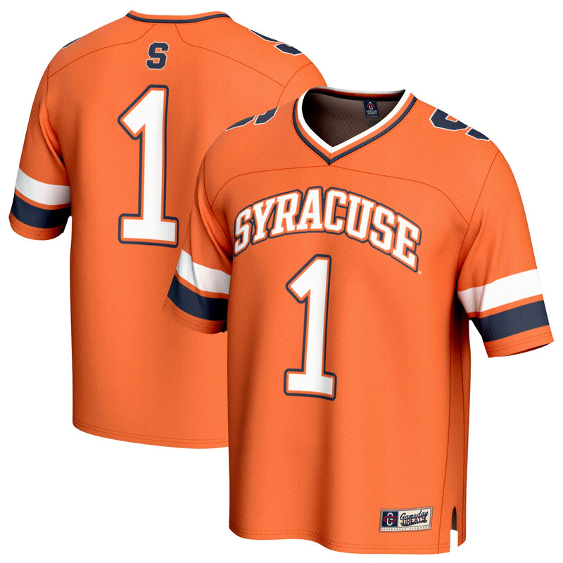 Syracuse Orange Football Jersey, Fashion Sportswear Jersey Shirt, Lightweight Breathable Athletic Jersey, Casual Gift for Men, Style 203658918