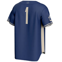Georgetown Hoyas Baseball Jersey, Navy Fashion Lightweight Sportswear Jersey Shirt, Lightweight Breathable Athletic Jersey, Casual Gift for Men