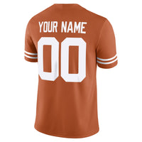 Texas Longhorns Football Jersey, Orange Sportswear Jersey Shirt, Lightweight Breathable Athletic Jersey, Casual Gift for Men, Style 202015216