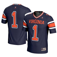 Virginia Cavaliers Football Jersey, Navy Sportswear Jersey Shirt, Lightweight Breathable Athletic Jersey, Casual Gift for Men, Style 200683251