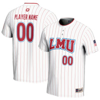 Loyola Marymount Lions Softball Jersey, White Lightweight Sportswear Jersey Shirt, Lightweight Breathable Athletic Jersey, Casual Gift for Men
