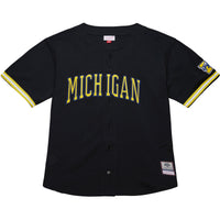 Michigan Wolverines On The Football Jersey, Black Fashion Sportswear Jersey Shirt, Lightweight Breathable Athletic Jersey, Casual Gift for Men