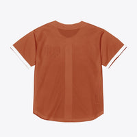 Texas Longhorns Baseball Jersey, Orange Sportswear Jersey Shirt, Lightweight Breathable Athletic Jersey, Casual Gift for Men