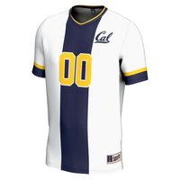 Cal Bears Soccer Jersey, White Lightweight Sportswear Jersey Shirt, Lightweight Breathable Athletic Jersey, Casual Gift for Men