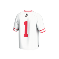 Boston University Lacrosse Jersey, White Fashion Sportswear Jersey Shirt, Lightweight Breathable Athletic Jersey, Casual Gift for Men