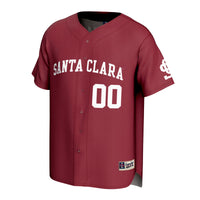 Santa Clara Broncos Baseball Jersey, Red Sportswear Jersey Shirt, Lightweight Breathable Athletic Jersey, Casual Gift for Men, Style 204077138