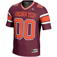 Virginia Tech Hokies Football Jersey, Maroon Sportswear Jersey Shirt, Lightweight Breathable Athletic Jersey, Casual Gift for Men, Style 5233558