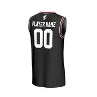 Santa Clara Broncos Basketball Jersey, Black Lightweight Sportswear Jersey Shirt, Sleeveless Athletic Tank Jersey, Casual Gift for Men