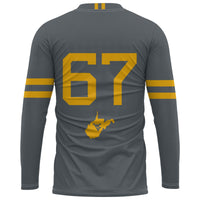 West Virginia Mountaineers Volleyball Jersey, Sportswear Jersey Shirt, Lightweight Athletic Jersey, Casual Gift for Men, Style 200461772