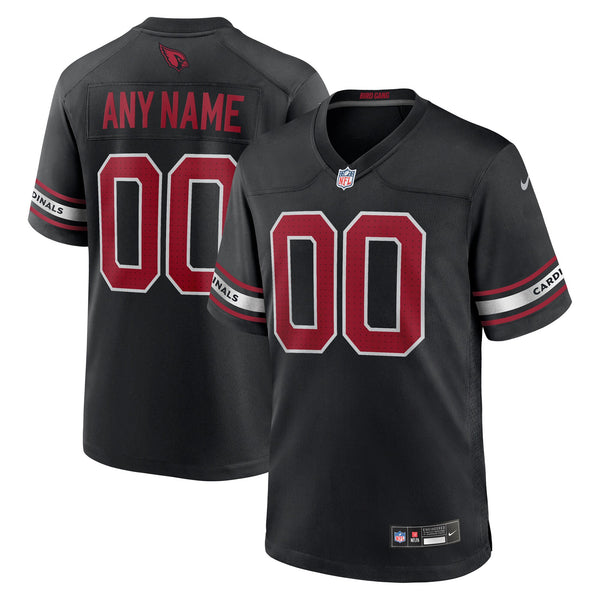 Arizona Cardinals Black Alternate Custom Game Jersey