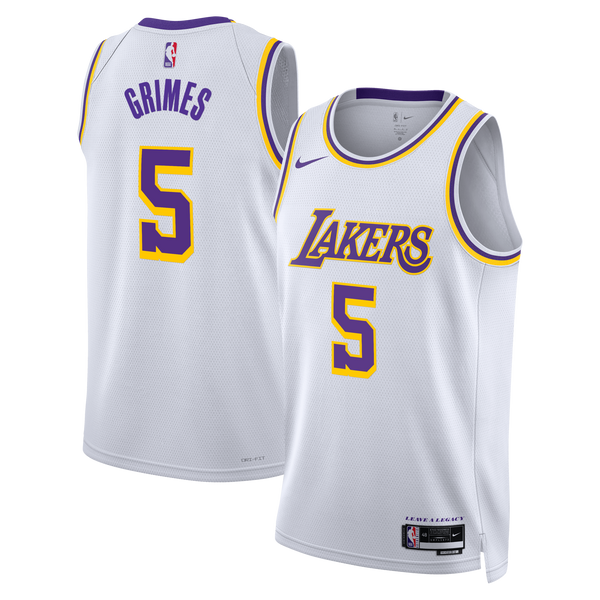Los Angeles Lakers Association Edition Edition Swingman Jersey - White - Quentin Grimes