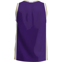 Albion Britons Basketball Jersey, Purple Lightweight Sportswear Jersey Shirt, Sleeveless Athletic Tank Jersey, Casual Gift for Men