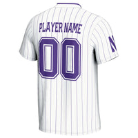 Northwestern Wildcats Softball Jersey, White Lightweight Sportswear Jersey Shirt, Lightweight Breathable Athletic Jersey, Casual Gift for Men
