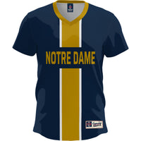 Notre Dame Fighting Irish Soccer Jersey, Sportswear Jersey Shirt, Lightweight Breathable Athletic Jersey, Casual Gift for Men, Style 200422650