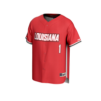 Louisiana Ragin' Cajuns Baseball Jersey, Sportswear Jersey Shirt, Lightweight Breathable Athletic Jersey, Casual Gift for Men, Style 201241527