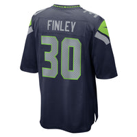 AJ Finley Seattle Seahawks Football Jersey, Navy Game Sportswear Jersey Shirt, Lightweight Breathable Athletic Jersey, Casual Gift for Men