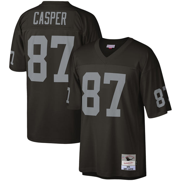 Las Vegas Raiders Dave Casper Black Legacy Replica Jersey