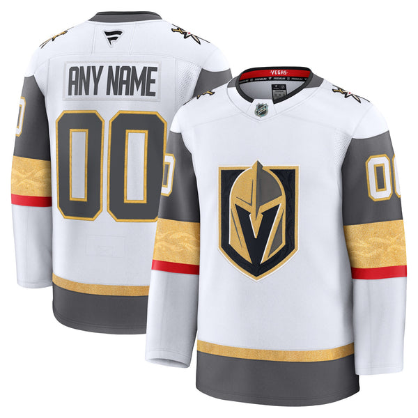 Vegas Golden Knights White Away Premium Custom Jersey