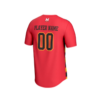 Maryland Terrapins Soccer Jersey, Red Fashion Sportswear Jersey Shirt, Lightweight Breathable Athletic Jersey, Casual Gift for Men